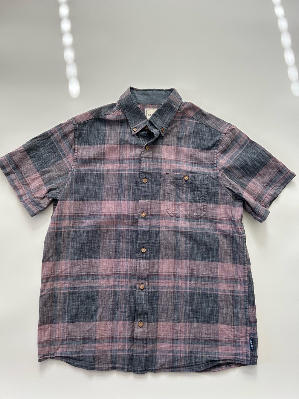 ROWM Short Sleeve Plaid Shirt
100% Cotton
Button Down
Work
Business
Casual
Prep